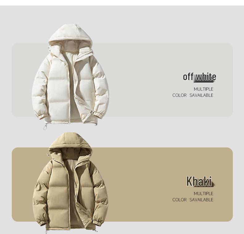 2025 New Korean-Style Oversized Cotton Jacket - Unisex Casual Autumn/Winter Wear