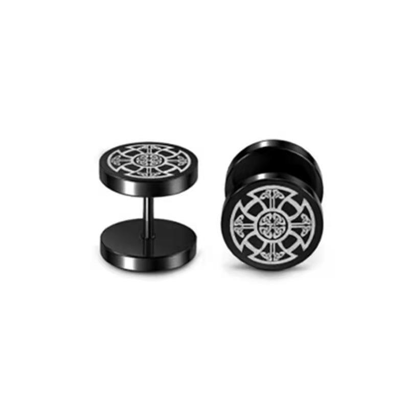 Boucles d'oreilles géométriques simples et polyvalentes pour femme, tempérament affirmé, mode