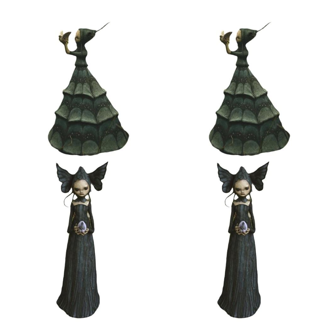 Stylish Modern Witch Garden Decor Figurine Crafted From Premium Resin Materials