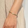 Elegant Heart Charm Bracelet Natural Stone Stone Handchain Adjustable Wristchain Daily Wear Jewelry for Trendy Women
