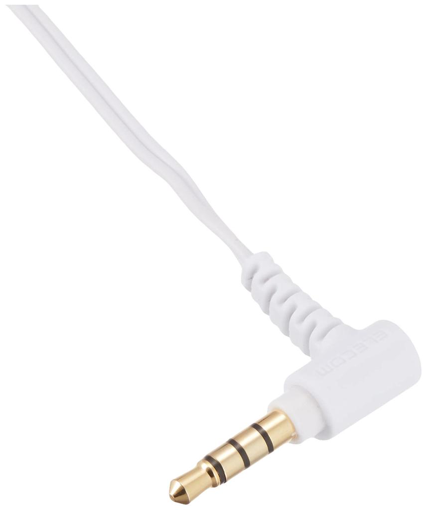 ELECOM Stereo Headphones White EHP-CN300MWH (with Microphone), In-Ear,
