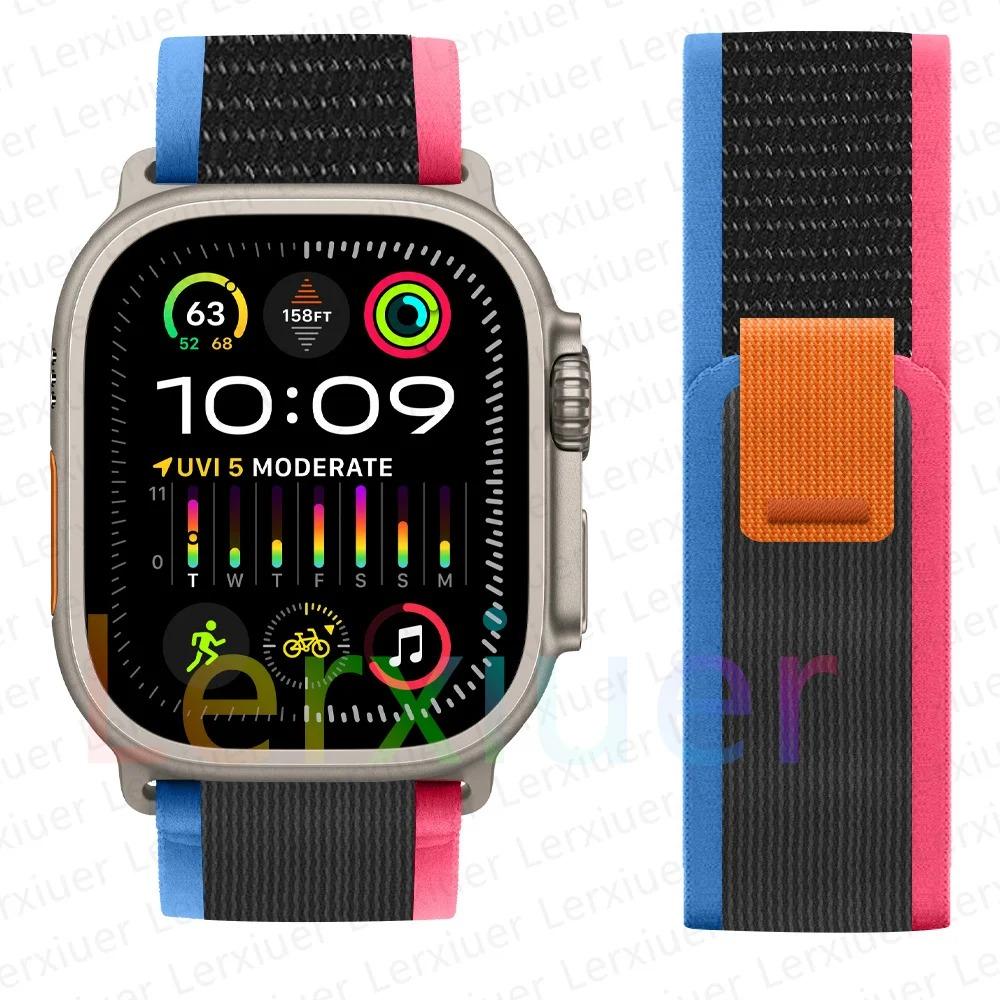 Armbänder für Apple Watch ultra2 Band 49mm 46mm 42mm 44mm 40mm 45mm 41mm Trail-Loop-Armband correa iwatch Serie se 3 7 8 9 10 11