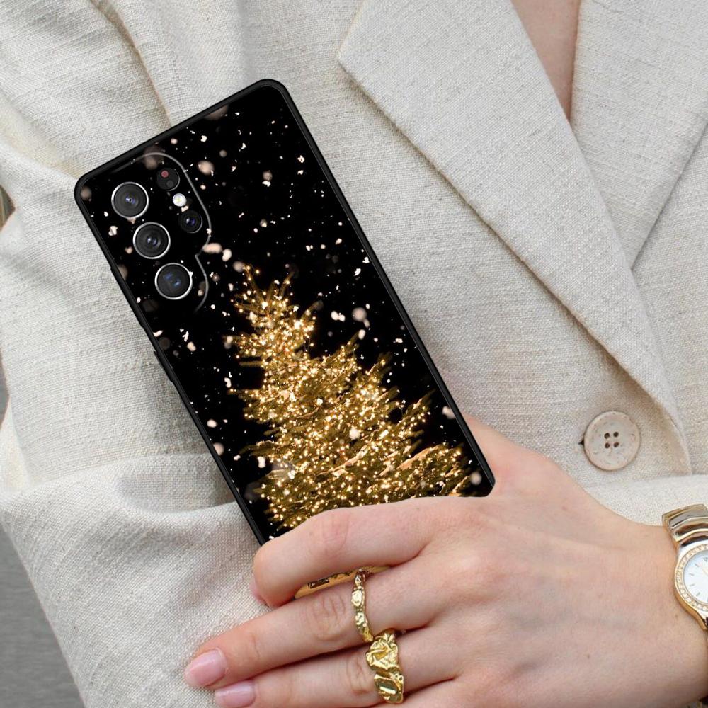 Christmas Tree New Year Cell Phone Case for Samsung Galaxy S26 Ultra S25 S24 S23 S22 S21 S20 Note10 Cover