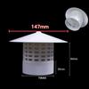 PVC Ventilated Rain Cap 75-200mm Roof Duct Vent Durable Stove Pipe Protector Cover  Fireplaces