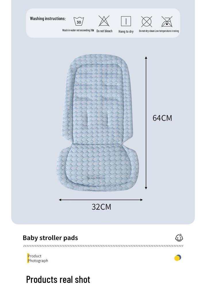 Babyvovo Cooling Seat Cushion for Baby Strollers - Summer Stroller Mat