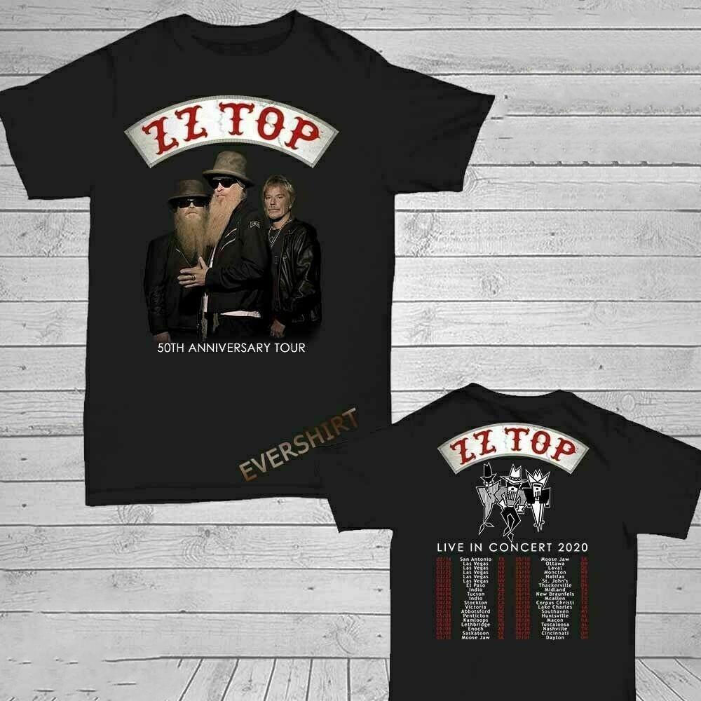 

Zz Top Shirt 50Th Anniversary Tour 2020 Unisex T-Shirt