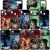 Case for I17 16 15 Xiaomi Poco F8 F7 F6 X7 X6 M8 C85 C75 C71 Redmi Note 14 13 12 11 Pro Max A3 A4 14C 13C 15C Eren Jaeger Anime Levi Attack On Titan