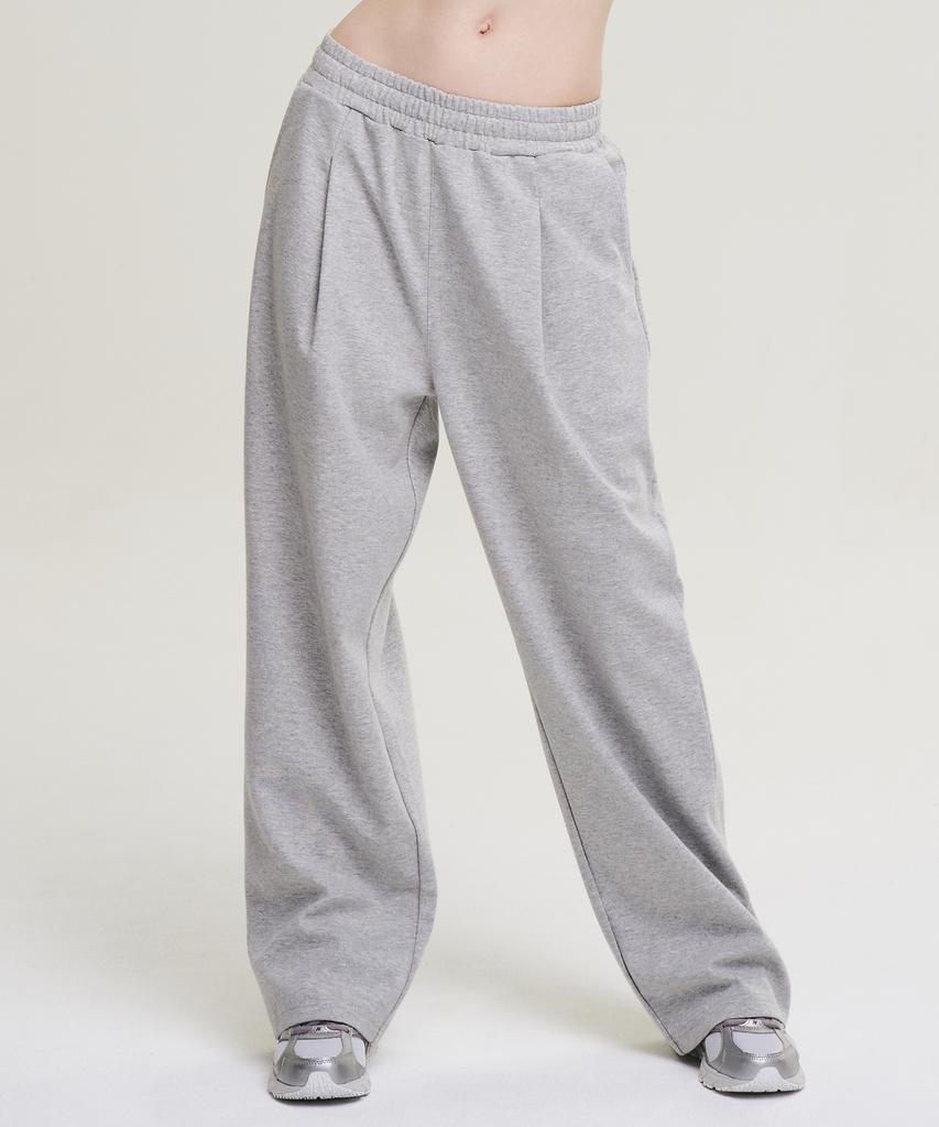Leijibi [Summer] One-Pleat Wide Fit Fresh Sweatpants W (2 Colors)