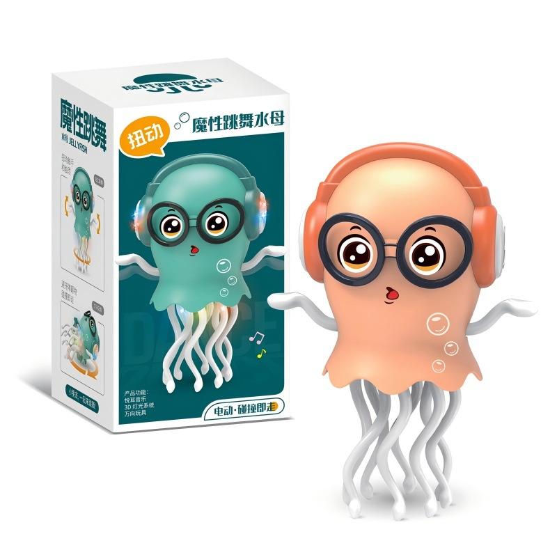 New Magical Dancing Octopus Teasing children's puzzle electric jellyfish toy with sound Boys and girls Gift