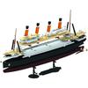 Doyusha 1/100 Amazing! Easy Plastic Model R.M.S. Titanic Pre-Colored Plastic Model