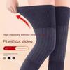 Cashmere Leg Warmers Knee Protector Windproof Coldproof Wool Kneepad Leg Sleeves for Women Men Unisex Winter Warm