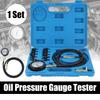 Oil Pressure Gauge Tester Oil Pressure Tester Tool For Fuel System Engine Cylinder Compression Test 0-140PSI For Cars ATVs O2O6