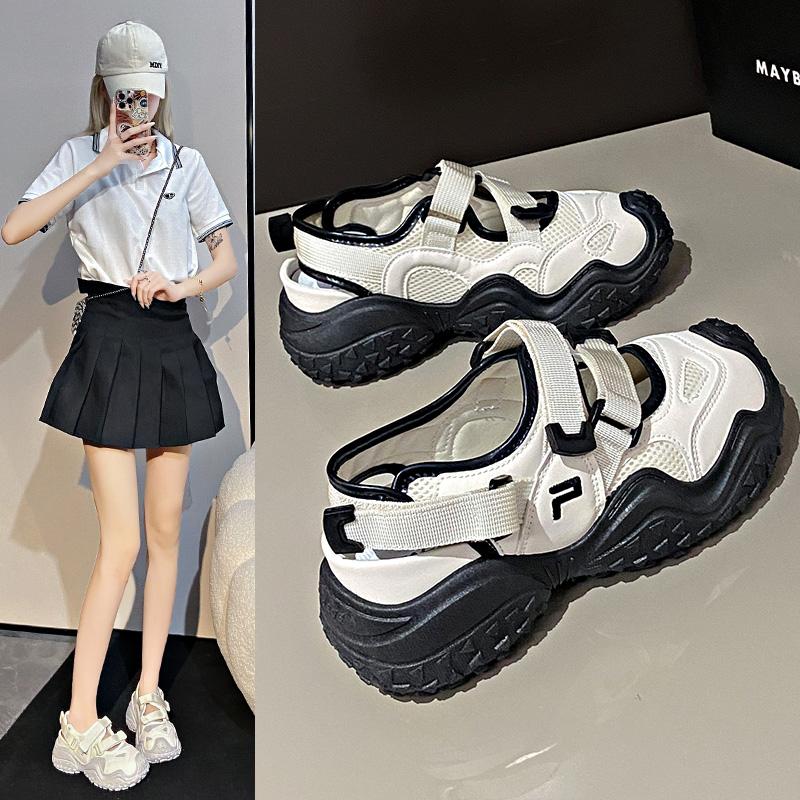 Fashion Fashion Trend Women's Wedge Sandals Non Slip Slipper Platform Ankle Strap Slingback Lightweight Women Shoes Sandalias De Mujer