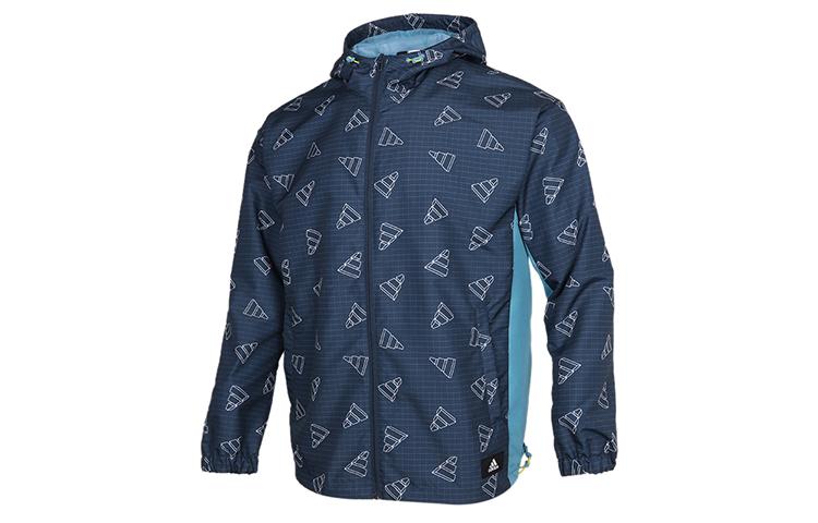 Adidas Jackets Men s Blue Hooded Moderate Other GP1826 S