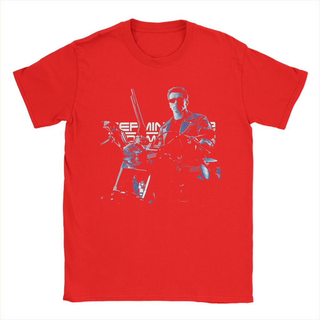 Movie Terminators T Shirt Men's  Pure Cotton Casual T-Shirts O Neck  Tee Shirt Short Sleeve Tops Gift Idea
