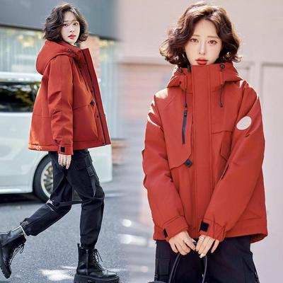 2026 Women's Short Unisex Down Parka - Thick, Small Size, Outdoor Workwear