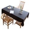 Home Dining Table Cloth Small Fresh Tassel Square Grid Tablecloth Living Room Dining Table Fabric Table Mat
