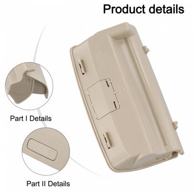 Car Glasses Holder Storage Box Sun Glasses Case Fits Overhead Storage
