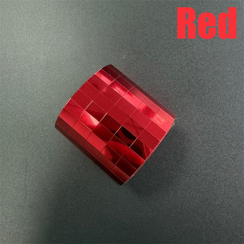 4x100cm Creative DIY Glass Mirror Mosaic Stickers 3D Self Adhesive Wall Decals Removable Waterproof for Home Mirror Wall Sticker