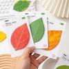 25 Sheets/book Leaf Sticky Notes Stickers Leaf Sticky Notes DIY Decoration Plant Green Sticky Notes Leaf Stickers