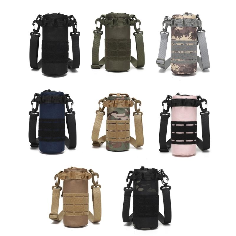 Water Bottle Holder Tactically Backpack Attachments Pouches Outdoor Water Bottle Carriers Bag for Gym Workout Hiking
