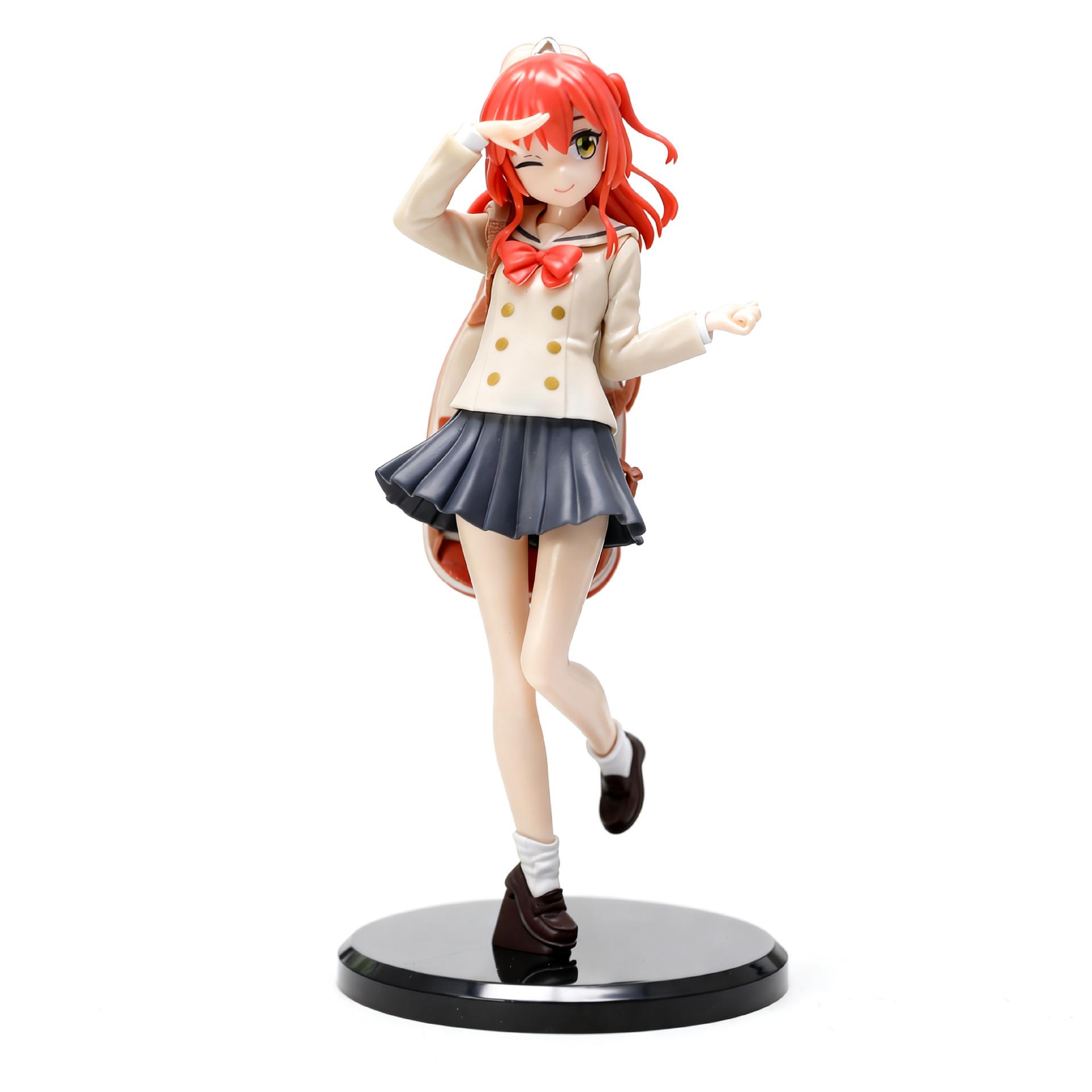 

Anime Bocchi The Rock Kita Ikuyo Action Figure Model Statue Collection Doll Desk Decoration Toy Birthday Gifts