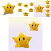 Super Mario Yellow Star Plush Toy 30cm Short Furry Figure