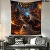 Baldur's Gate Wall Hanging Printed Fabric Blanket Decorative Tapestries for Bedroom Living Room Home Decor