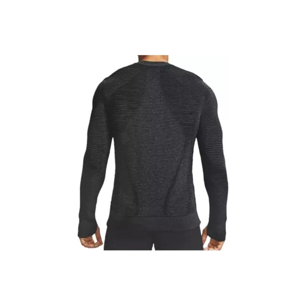 UA IntelliKnit Phantom 2.0 Running Long Sleeve Crew Sweatshirt Men sweatshirt Coal-Gray 1354397-010