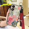 Wristband Wrist Strap Phone Case For ZTE Blade A34 Durable Fashion Phone Holder Protective Anti-dust Shockproof Lanyard