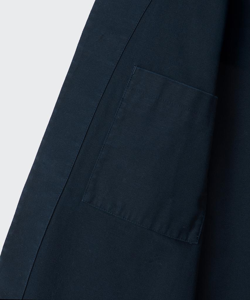 Musinsa Standard Bag Satin Shop Coat [Navy]