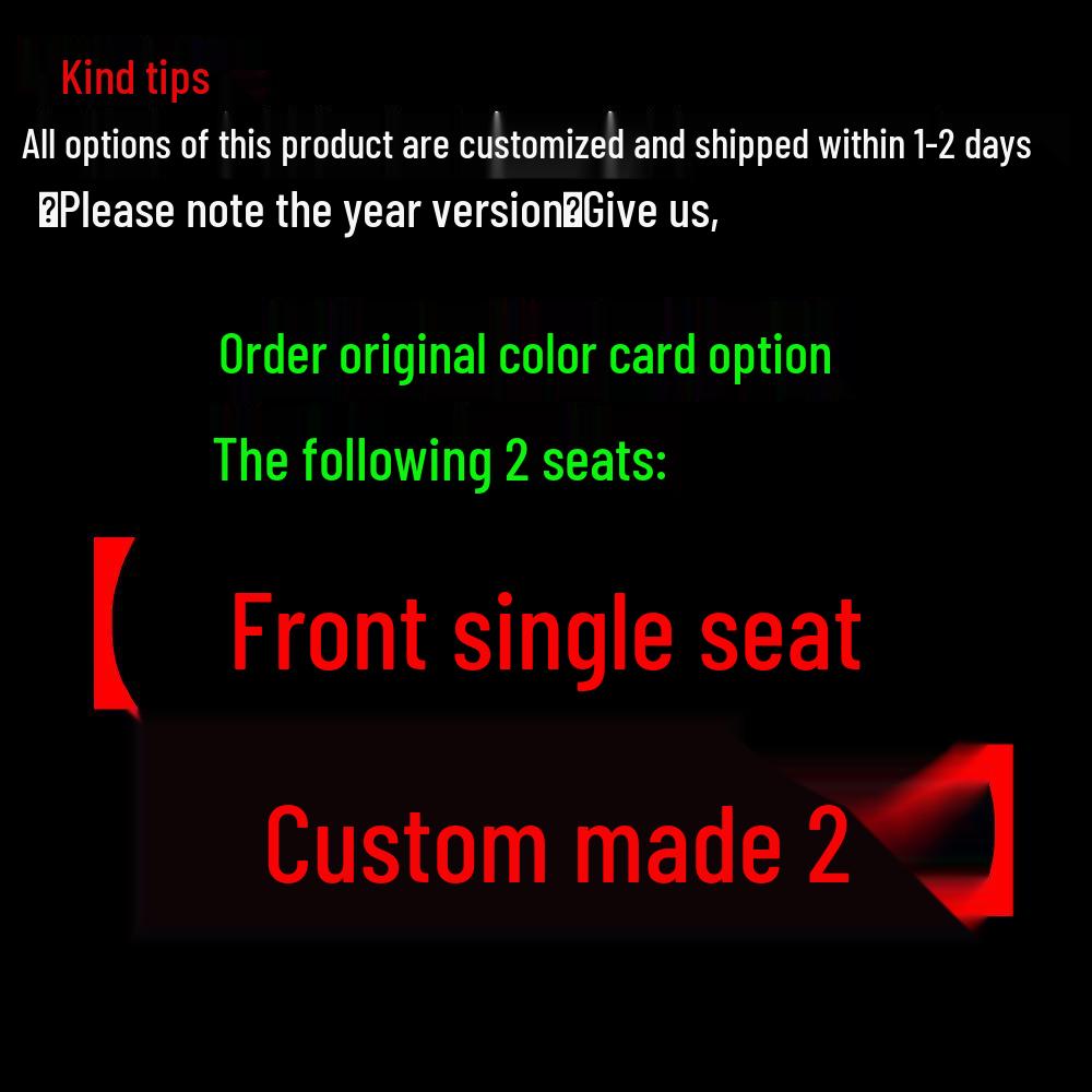 YDG Custom Sports Leather Seat Cover for Honda Civic - All-Season Cushion Pad.