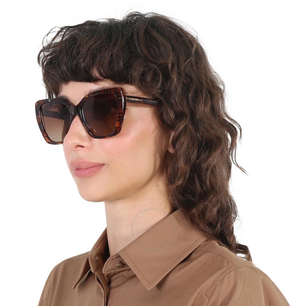 Buy Burberry Tamsin Polarized Gradient Brown Butterfly  display picture 2