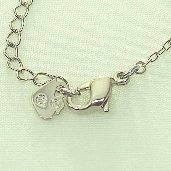 SWAROVSKI Silver With box Necklace steel Women Used