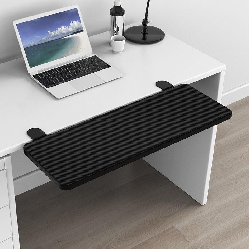 Klappbarer Schreibtischverlängerung Moderner Schreibtisch Erweiterungsplatte Luxuriöse Ergonomie Tablett Klemme Kleines Schlafzimmer Beistelltisch Inneneinrichtung