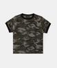 BADBLOOD Cosmo Reflective Ringer T-Shirt - Green Camo