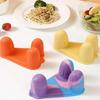 Portable Oil-proof Silicone Finger Cover Non-slip Heat Resistant Food Clips Dirt-proof Multi-Function Finger Cots Kitchen Aid