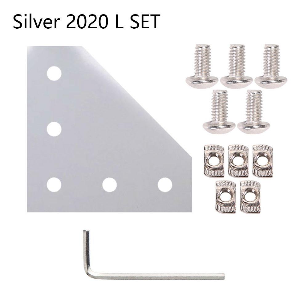 1Pcs 90 Degree Corner Angle Bracket  for Industrial Aluminum Frame 3D Printer Router