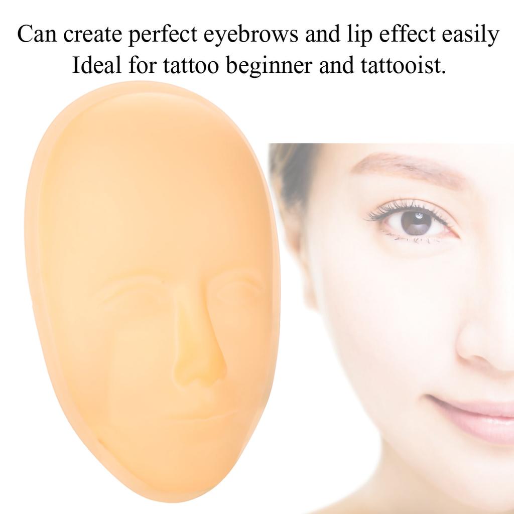 5D Tattoo Practice Permanent Makeup Microblading Eyebrow Lip Training Silicone Fake Skin