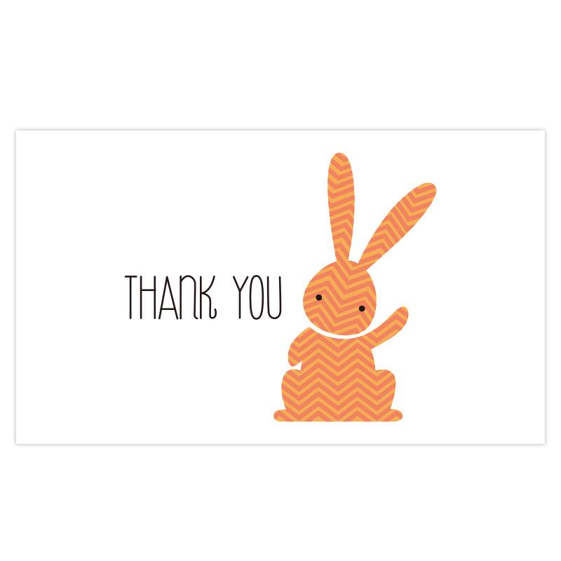 Pink 'Thank You' Cards - 50 Sheets/Pack for Gift Boxes, Decorations, and Postcards