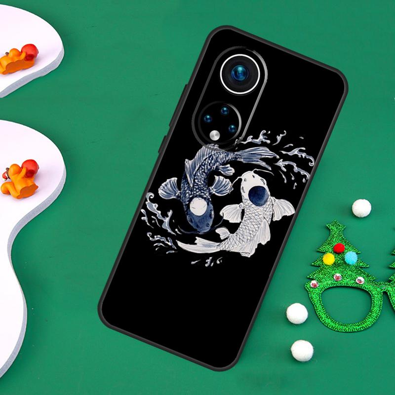 Koi Fish Yin Yang Case For Honor Magic 7 Pro 6 5 50 70 90 200 Lite X9b X9a X8a X8b X7a X6a X8 X9 X9c Cover