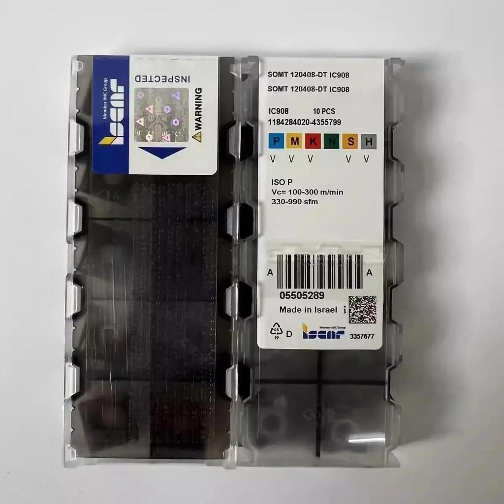 ISCAR / SOMT120408-DT IC908 /Industrial indexable Carbide Inserts 10 PCS