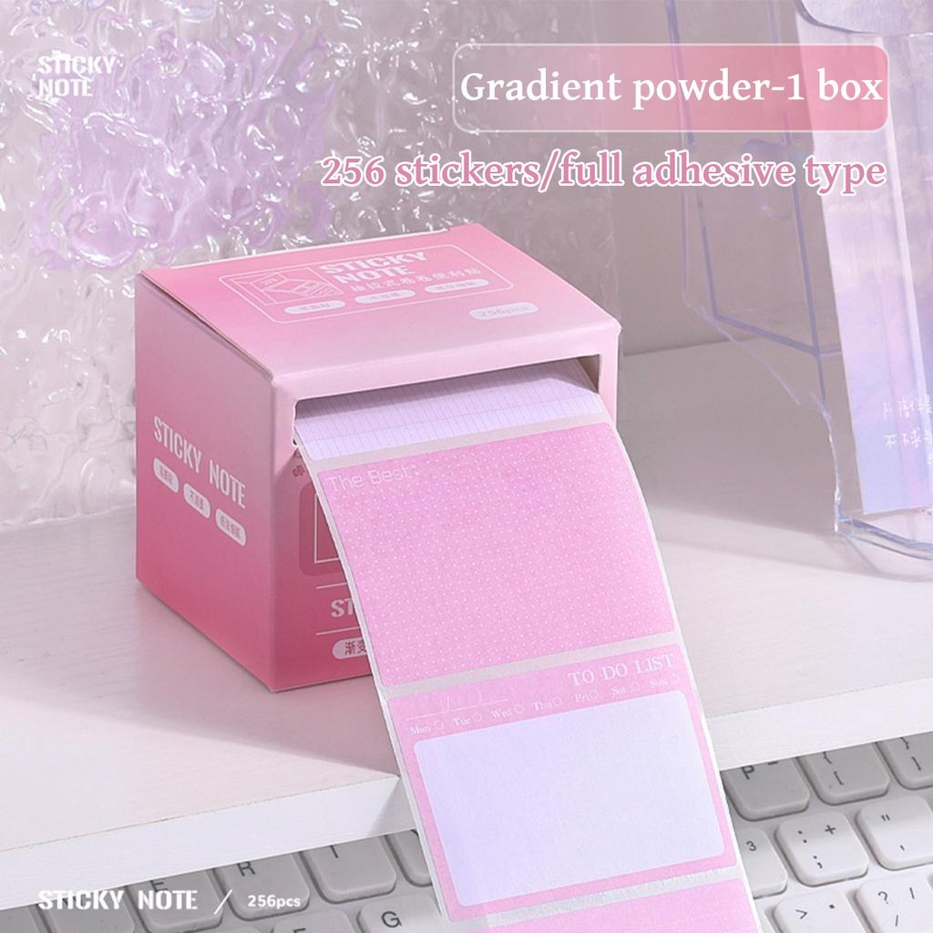 100Pcs Pull-type Colored Sticky Notes Students Fully Adhesive Index Label Note Paper Stickers School Office Supplies Stationery
