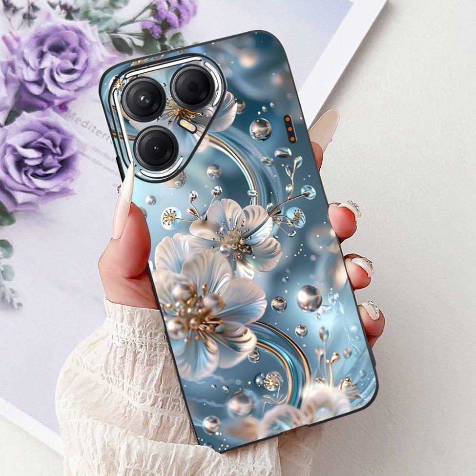 For Tecno Pova 7 5G Cover Case LJ7 Luxury Butterfly Love Fashion Flowers Cool Lion Painted Phone Case For Techno Pova7 5G Bumper