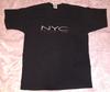 Vintage 90’s NYC New York City Men’s Black Embroidered T Shirt Size XL Made USA Unisex T-Shirt