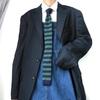 Teens Knit Necktie Women British Style Striped Necktie Uniform Self Tie Necktie