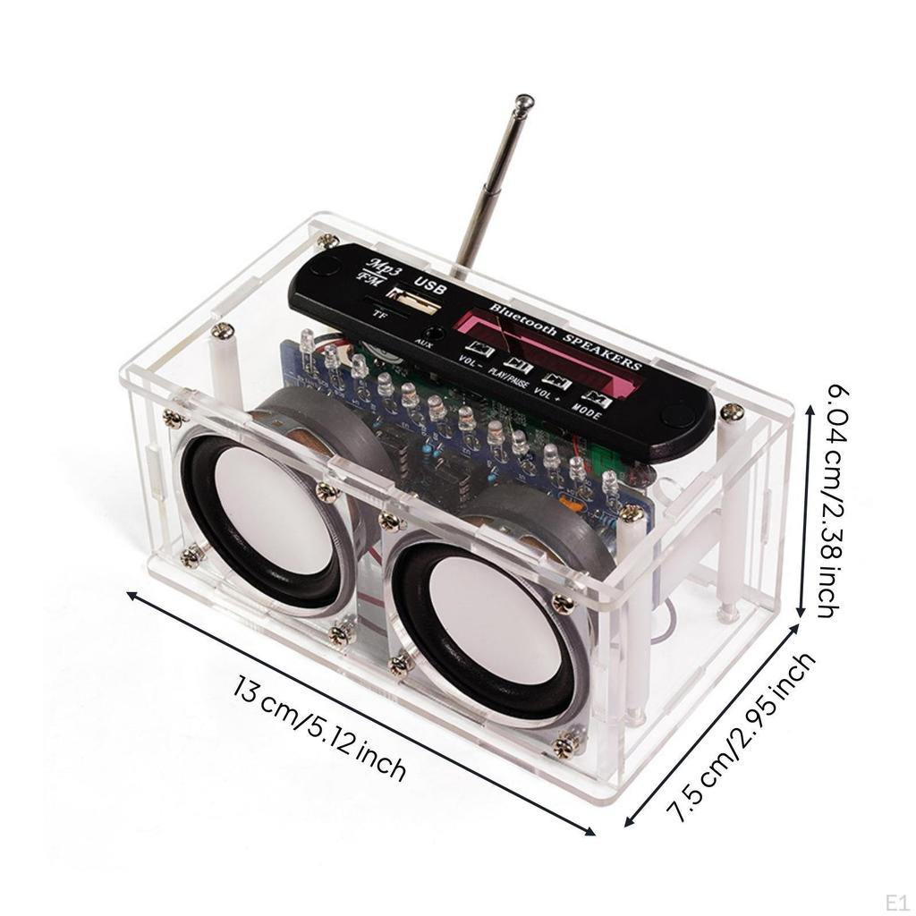 Radio Kit DIY Speaker Rectangular