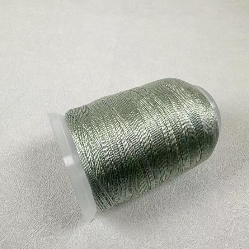 Vibrant Ice Silk Tassel Thread: 51 Colors for DIY Bracelets & Necklaces