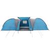 Dome Family Tent for 8 Persons Blue Waterproof