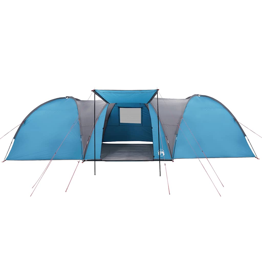 Dome Family Tent for 8 Persons Blue Waterproof
